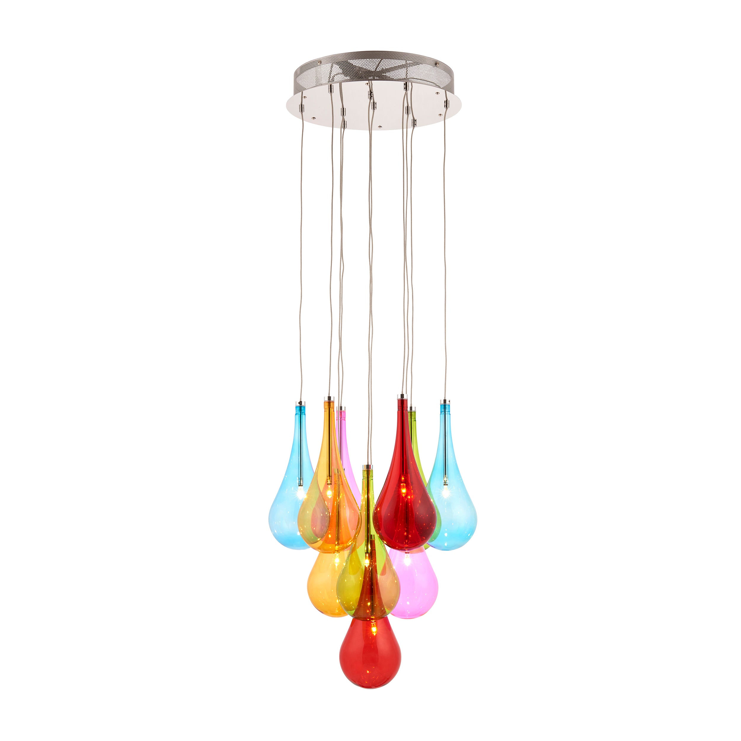 Endon Niro 10lt Pendant Light NIRO-10MULTI