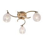 Endon Boyer 3lt Semi flush Light BOYER-3AB