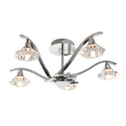 Endon Langella 5lt Semi flush Light LANGELLA-5CH