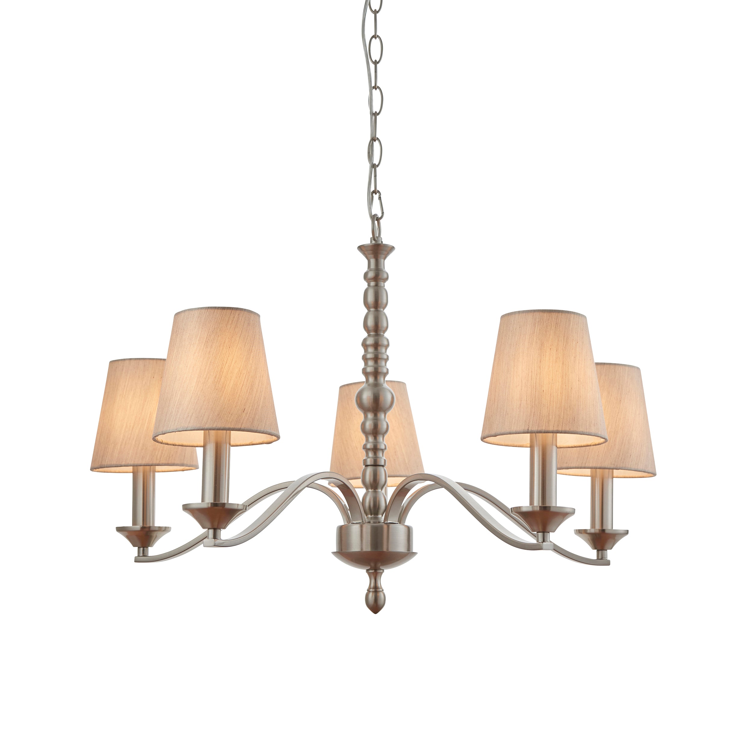 Endon Astaire 5lt Pendant Light ASTAIRE-5SN