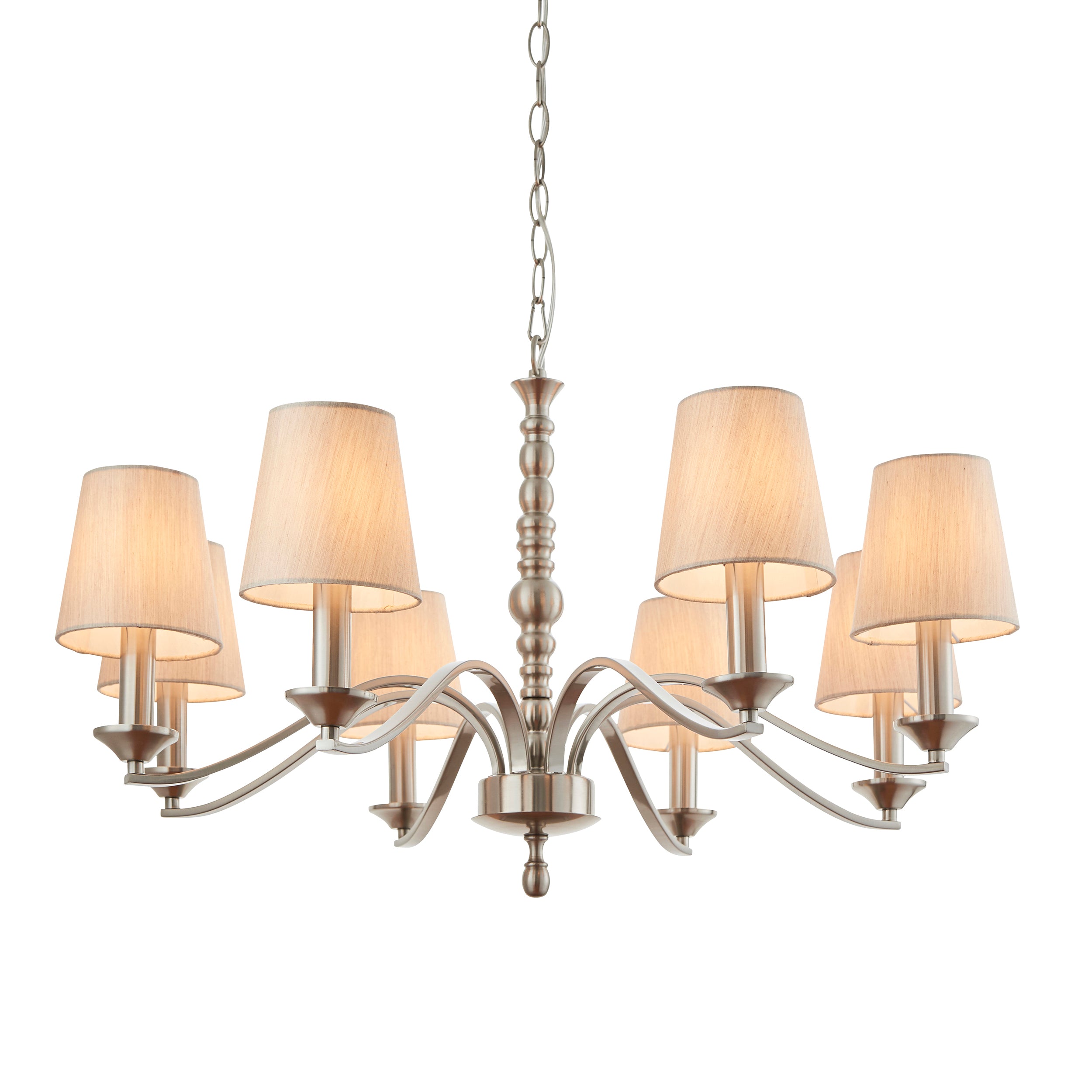 Endon Astaire 8lt Pendant Light ASTAIRE-8SN