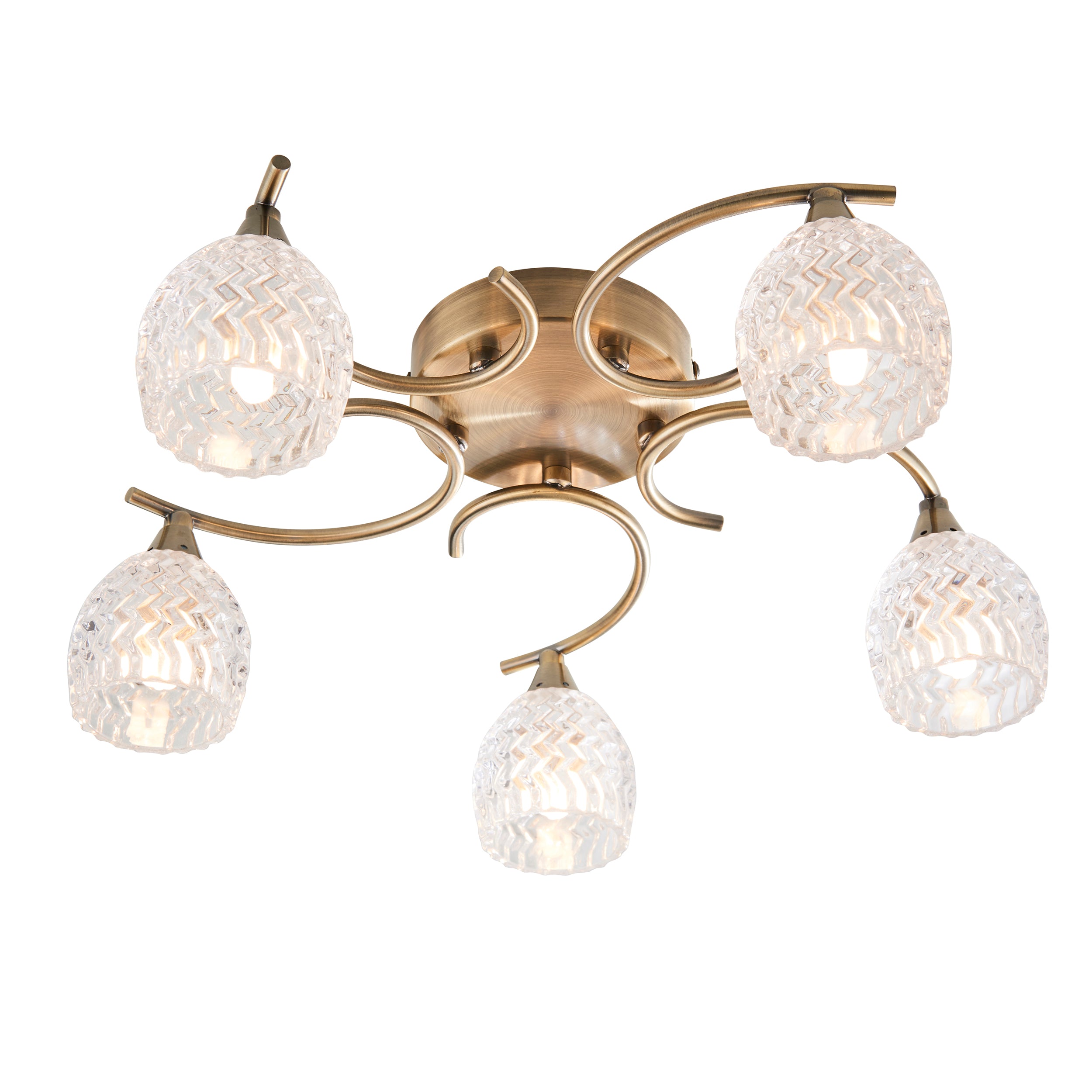 Endon Boyer 5lt Semi flush Light BOYER-5AB