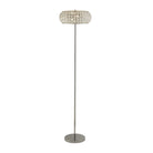 Searchlight Marilyn 3Lt Chrome Floor Lamp With Crystal Glass  And Crystal Sand Diffuser 5819Cc