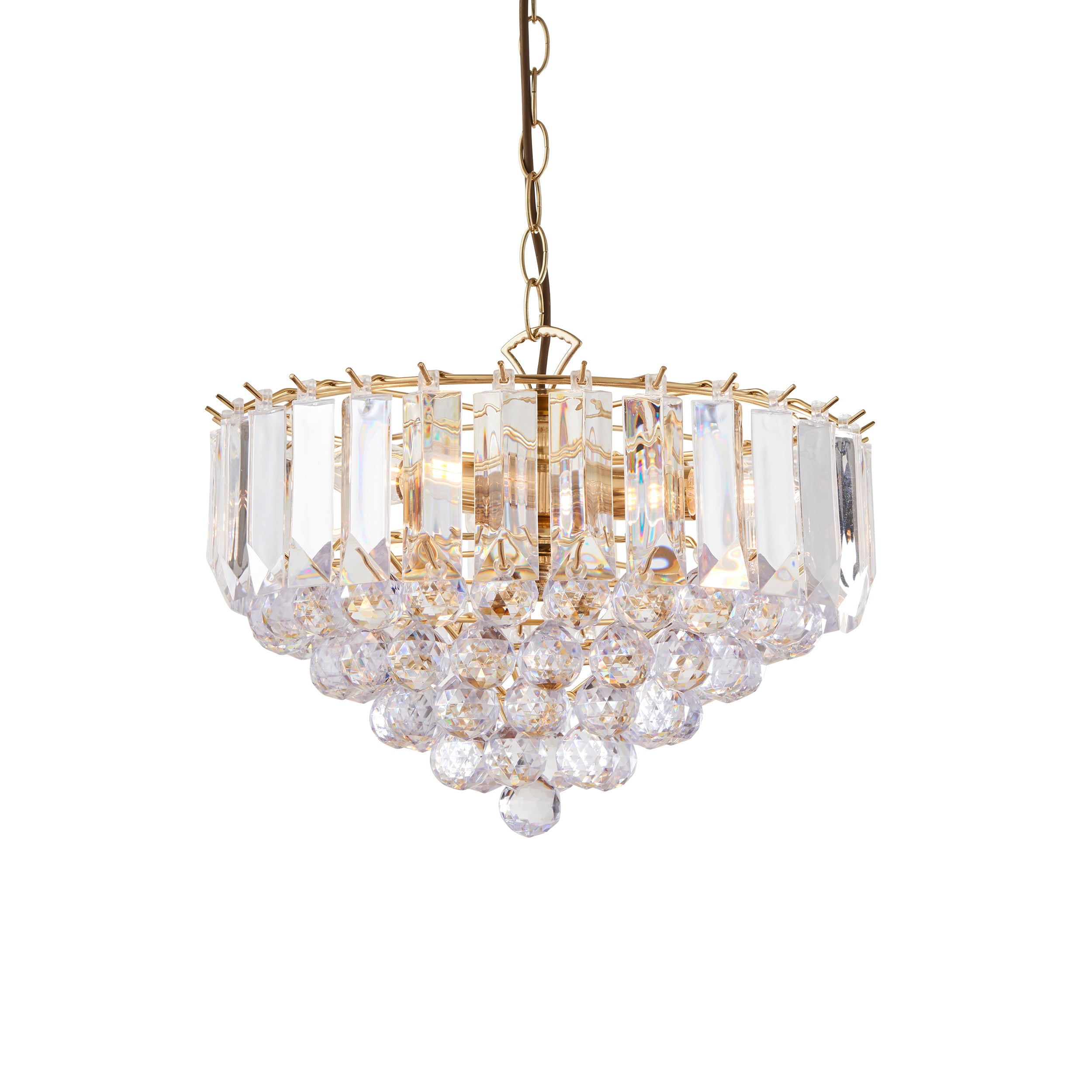 Endon Fargo 3lt Pendant Light FARGO-14BP