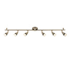 Saxby Lighting Amalfi 6lt bar antique brass 35W 61001