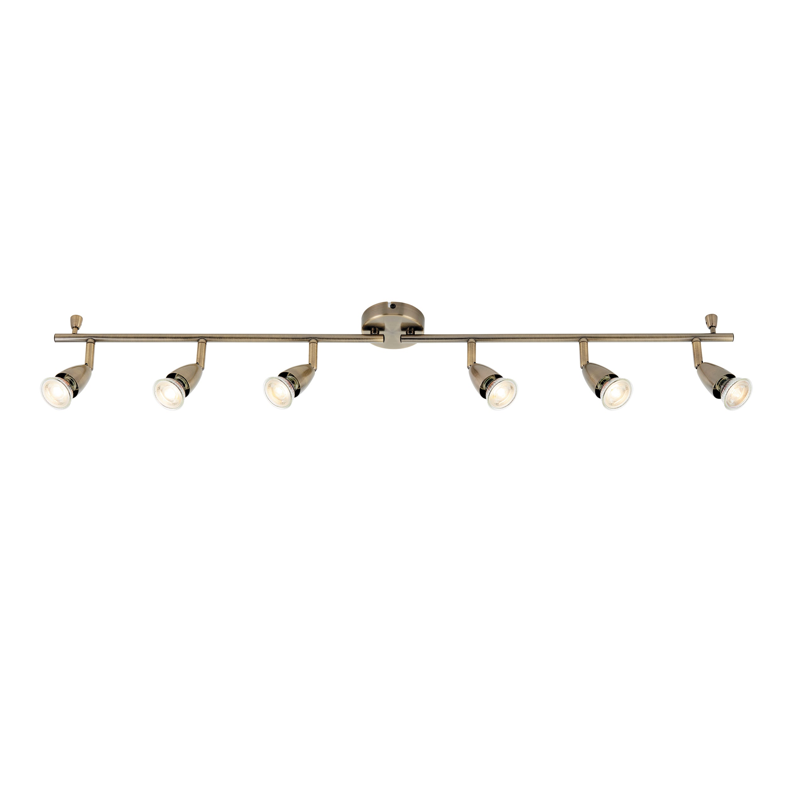 Saxby Lighting Amalfi 6lt bar antique brass 35W 61001