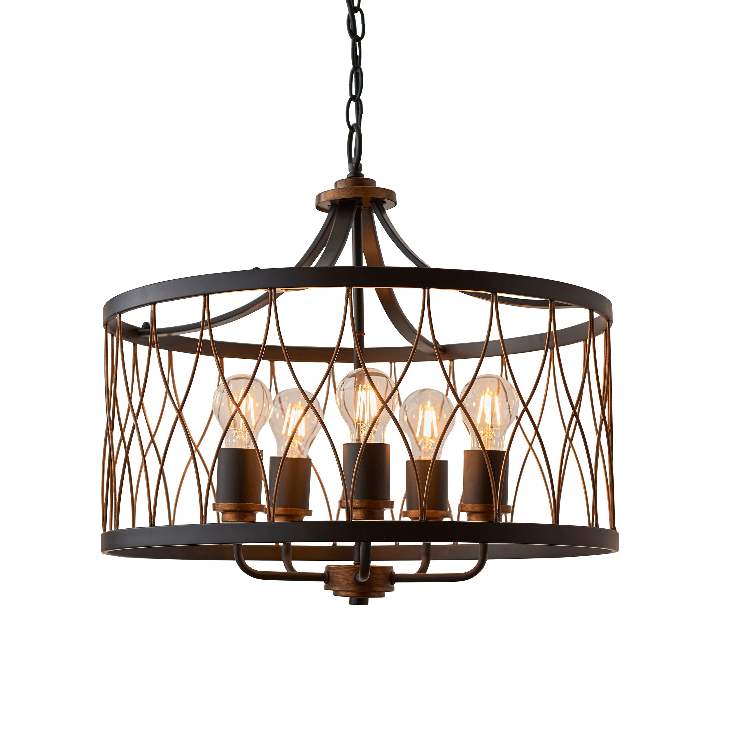 Endon Heston 5lt Pendant Light 61498