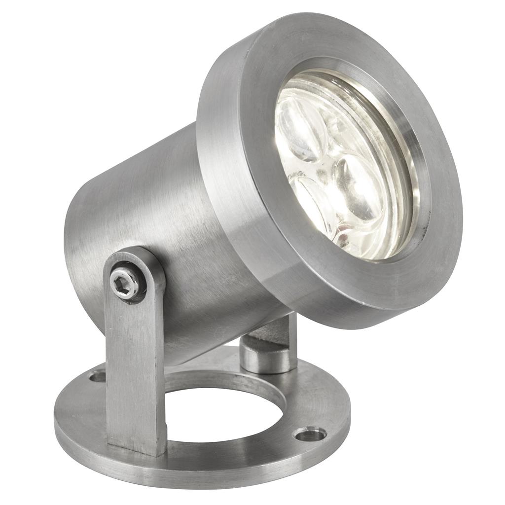 Searchlight Outdoor Led Ip65 3 X 1W Stainless Steel Spotlight 6223Ss
