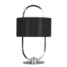 Searchlight Madrid Led Table Lamp With Black Shade 62801Cc