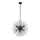 Searchlight Sputnik 10Lt Pendant - Black 6310-10Bk