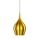 Searchlight Vibrant 1Lt Gold Pendant - Dia 12Cm 6461-12Go