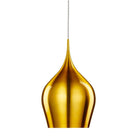 Searchlight Vibrant 1Lt Gold Pendant - Dia 26Cm 6461-26Go