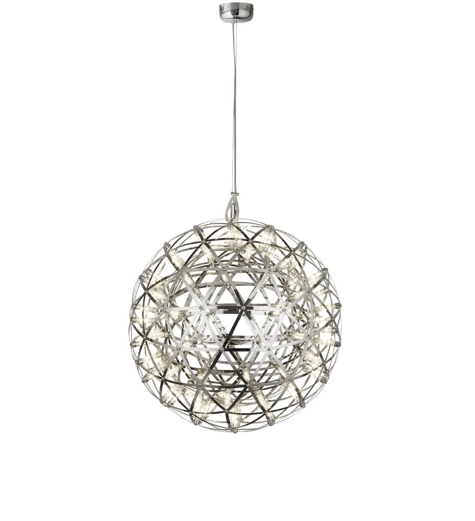 Searchlight Galaxy Chrome Led Metal Ball Pendant - 400Mm 6501-400-Led ...