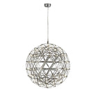 Searchlight Galaxy Chrome Led Metal Ball Pendant - 600Mm 6503-600-Led