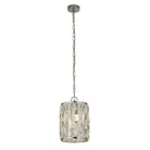 Searchlight Bijou 1Lt Chrome Pendant With Crystal Glass 6581-1Cc