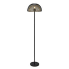 Searchlight Honeycomb 1Lt Double Layered Mesh Floor Lamp - Black Outer With Gold Inner 6849Bgo