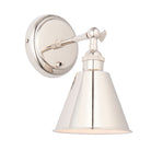 Lightologist Bright nickel plate Metal Wall Light WIN1398716