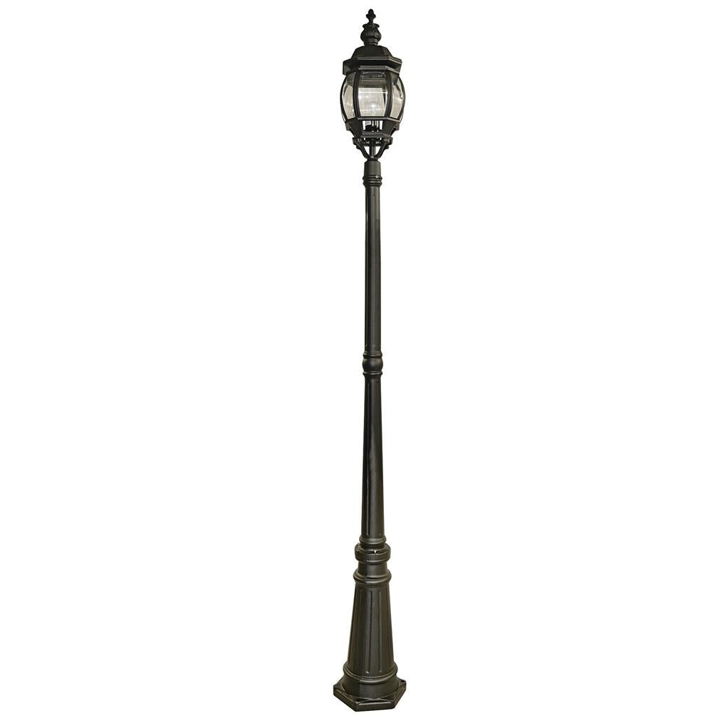 Searchlight Bel Aire Outdoor Post Lamp  1Lt Black 7174