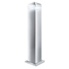 Searchlight India Led Outdoor Post - 45Cm Satin Silver Square - 16 Leds 7202-450