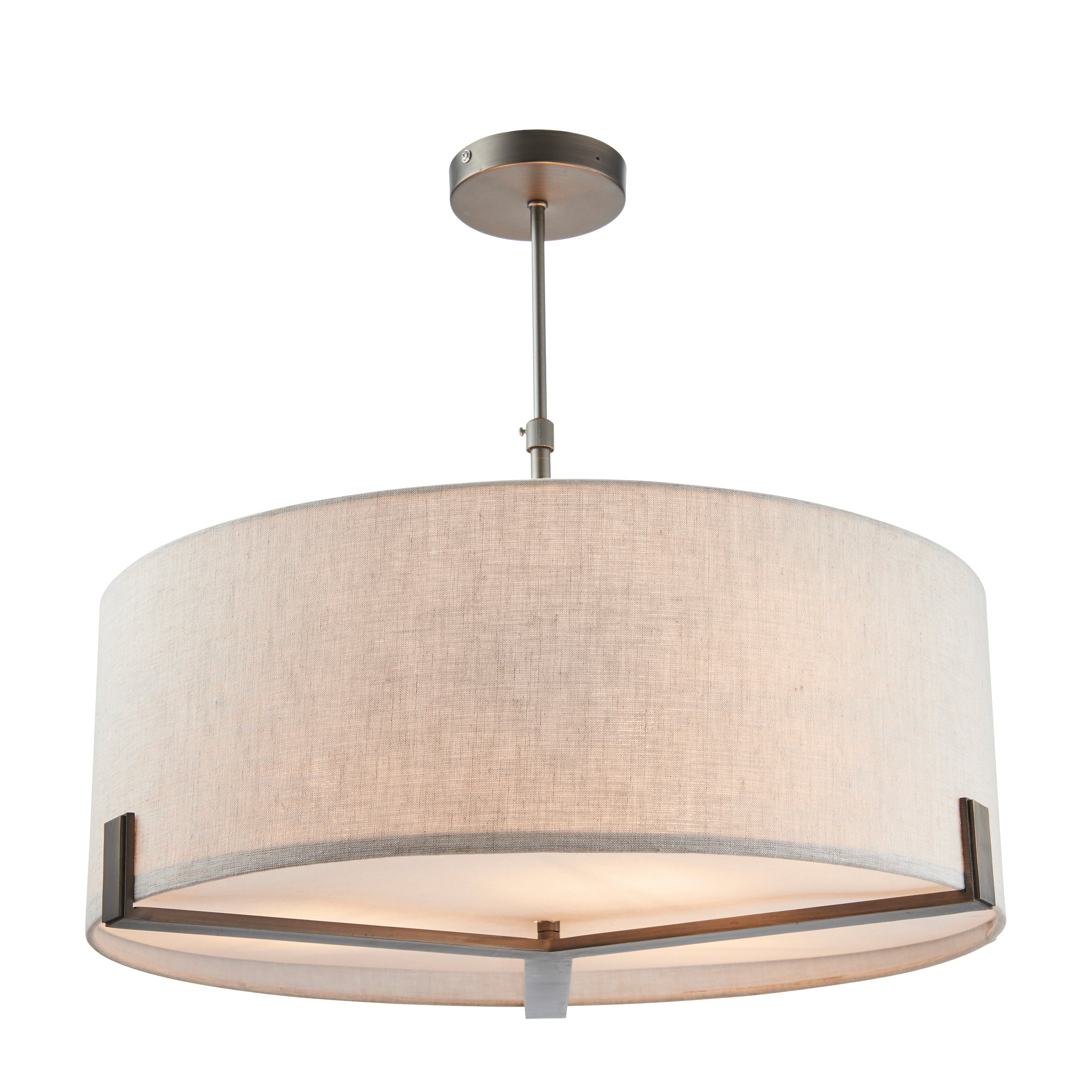 Endon Hayfield 3lt Pendant Light 72635