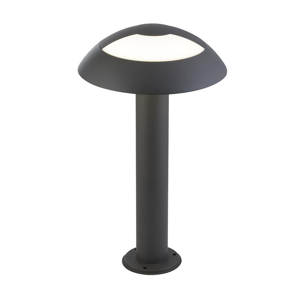 Searchlight Mushroom Outdoor Led Post (450Mm Height) - Dark Grey 7264-450