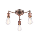 Endon Hal 3lt Semi flush Light 76124