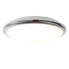 Searchlight Knutsford Bathroom Flush Led Ip44 , Chrome Trim, Frosted Glass Shade - Dia 30Cm 7938-30Cc