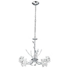 Searchlight Bellis - 5Lt Ceiling, Chrome, Clear Flower Glass 8285-5Cc