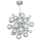 Searchlight Molecule 12Lt Chrome Pendant With Cc Balls 8312-12Cc