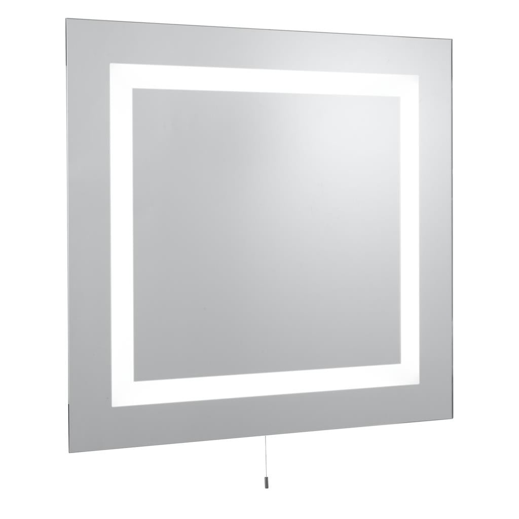 Searchlight Bathroom Led Mirror Light Ip44 Illuminated Mirror Rectangular - 2Lt Mirror Glass 8510