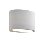 Searchlight Gypsum G9 Oval White Plaster Wall Light 8721