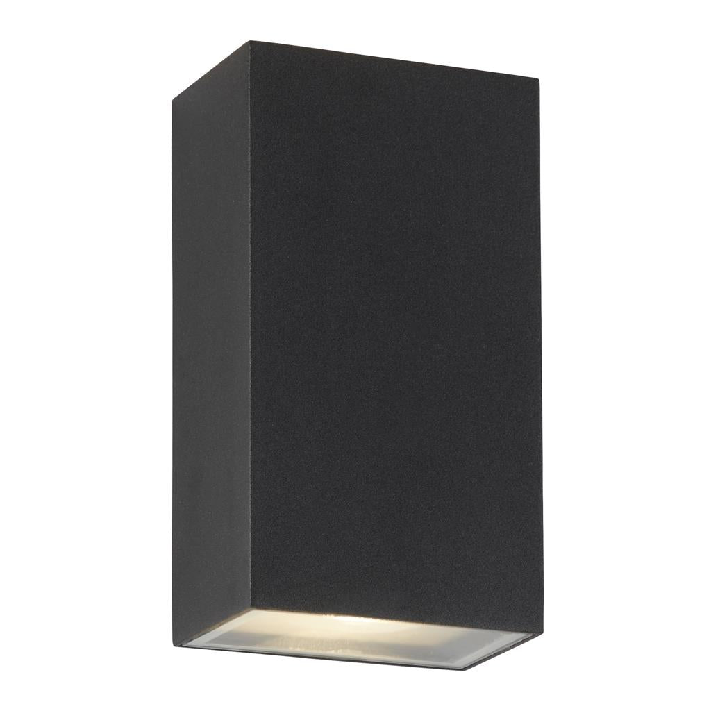 Searchlight Stirling Led Outdoor Up/Down  Rectangle Wall Bracket, Black 8852Bk