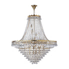 Searchlight Versailles -  19Lt (Dia 102Cm) Clear Crystal Chandelier, Gold Frame 9112-102Go