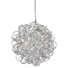 Searchlight Scribble - 6Lt Pendant, Diamond Cut Tangled Aluminium 9432