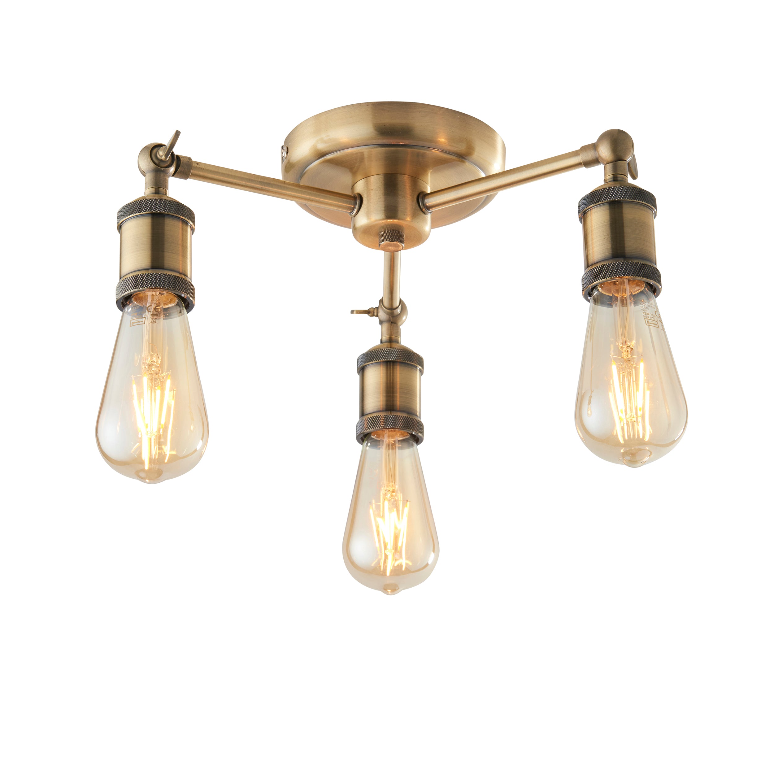 Endon Hal 3lt Semi flush Light 97243