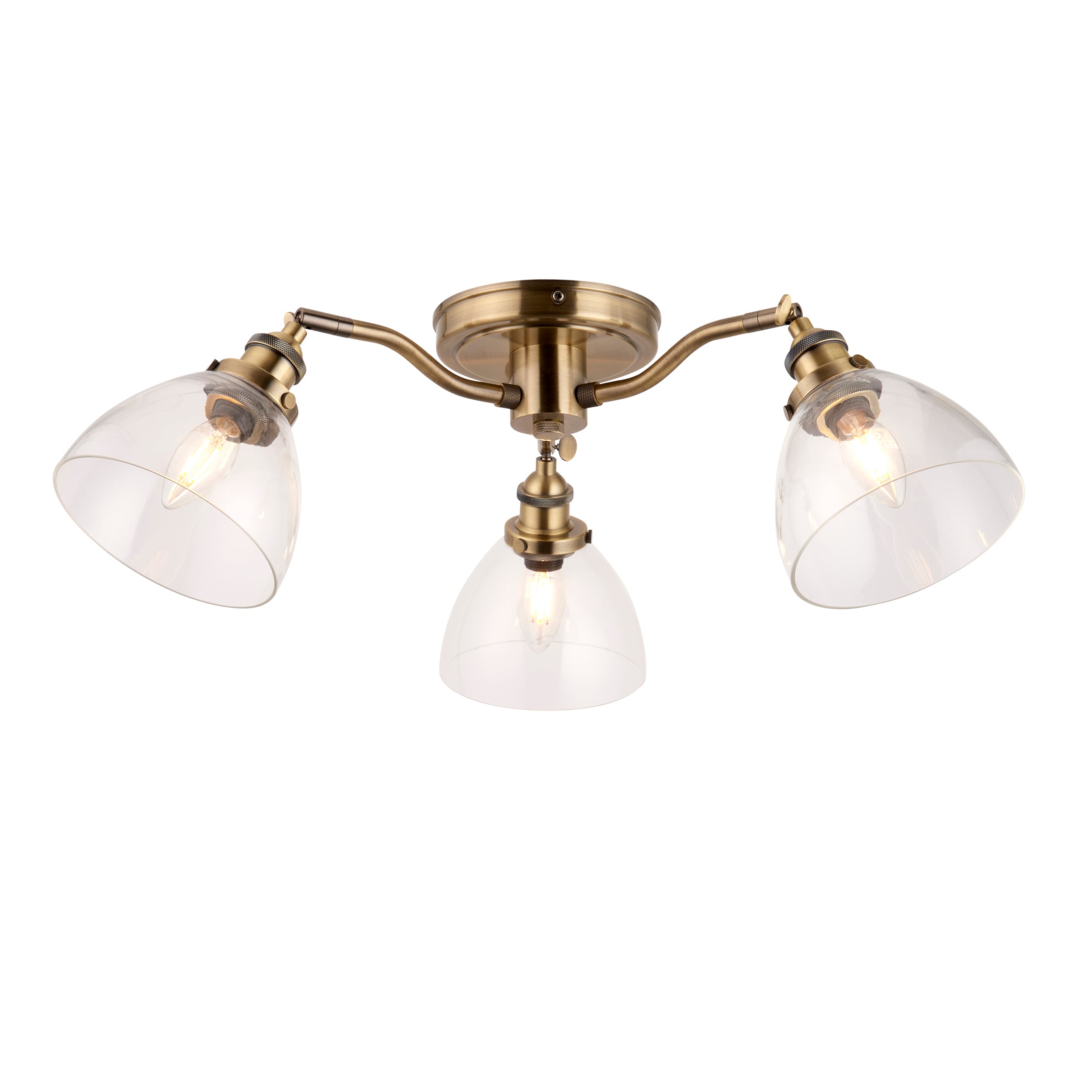 Endon Hansen 3lt Semi flush Light 97247