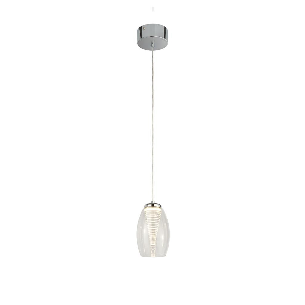 Searchlight Cyclone 1Lt Pendant With Clear Glass 97291-1Cl