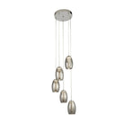 Searchlight Cyclone 5Lt Multi Drop Pendant With Smoked Glass 97291-5Sm