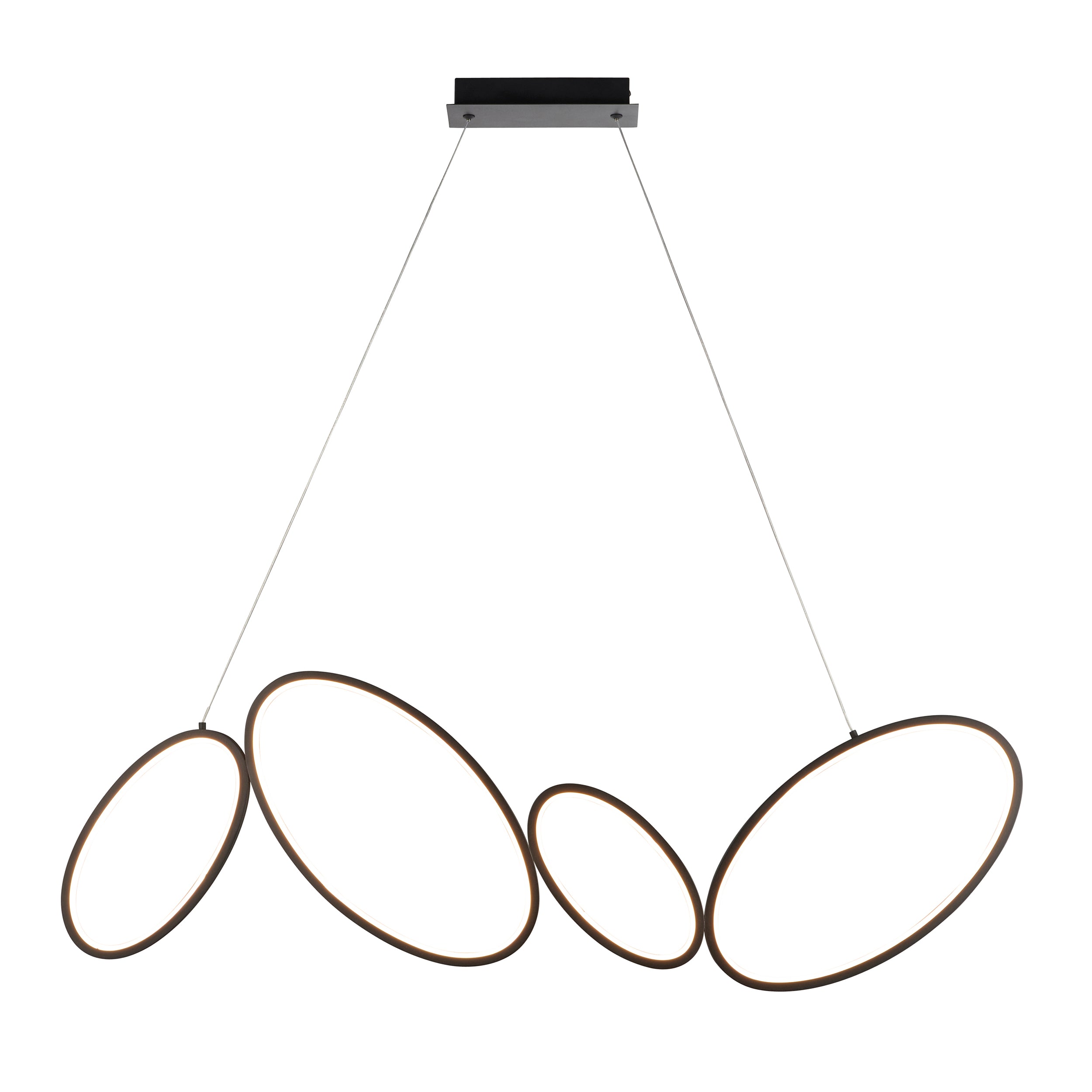 Endon Ovals 4lt Pendant Light 97628