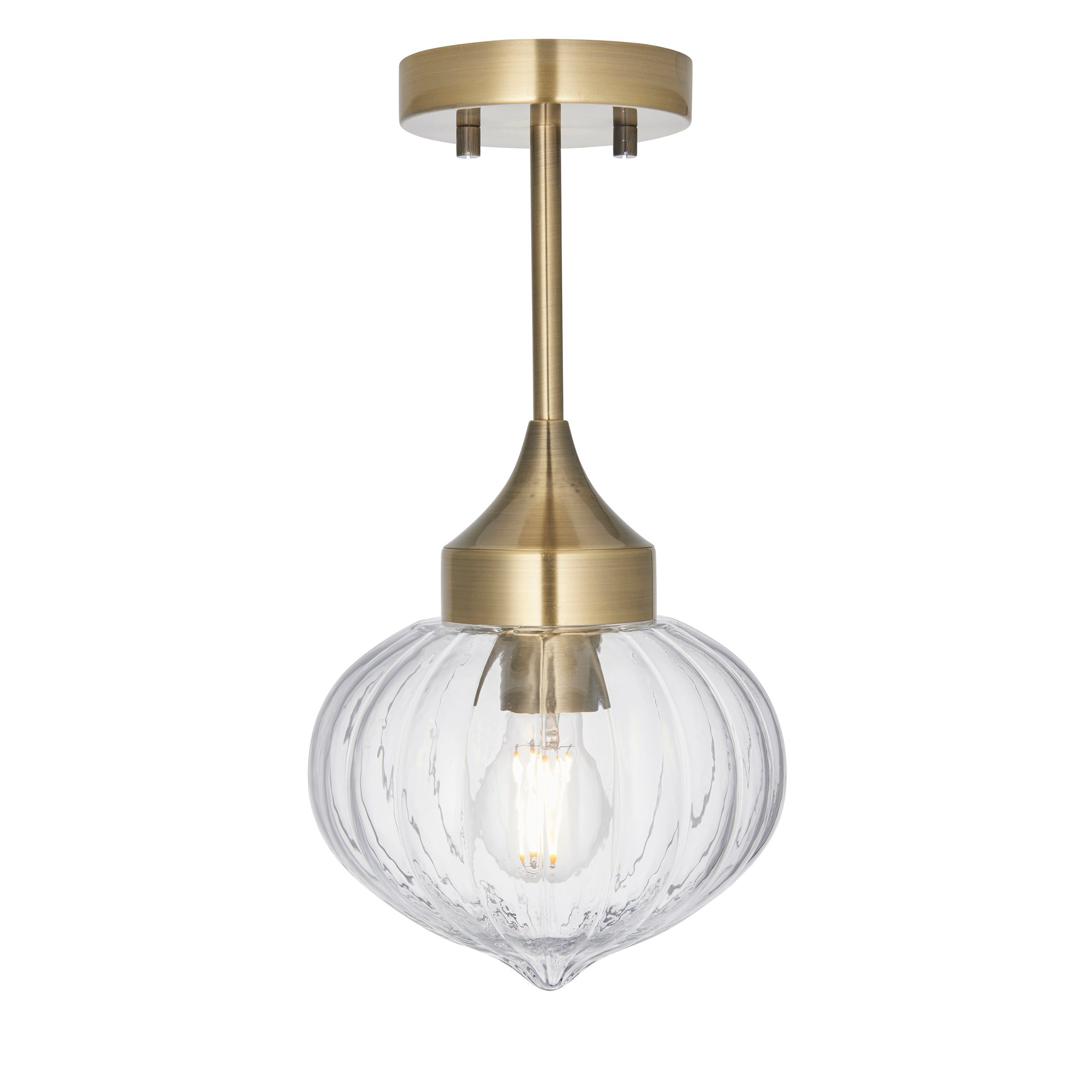 Endon Addington 1lt Semi flush Light 97684