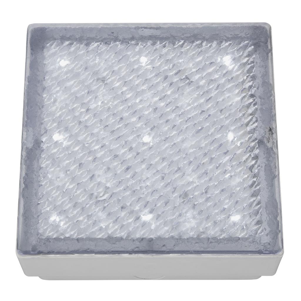 Searchlight Led Outdoor&Indoor  Recessed Walkover Clear Small Square - White Led 9914Wh