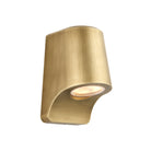 Lightologist Brushed gold finish & frosted glass Non automatic Wall Light WIN1395534