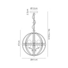 Lightologist Gol Medium Round 3 Light Pendant LO181383