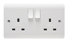 Crabtree Instinct 13A 2G Dp Switched Socket Dual Earth Cr1306/D