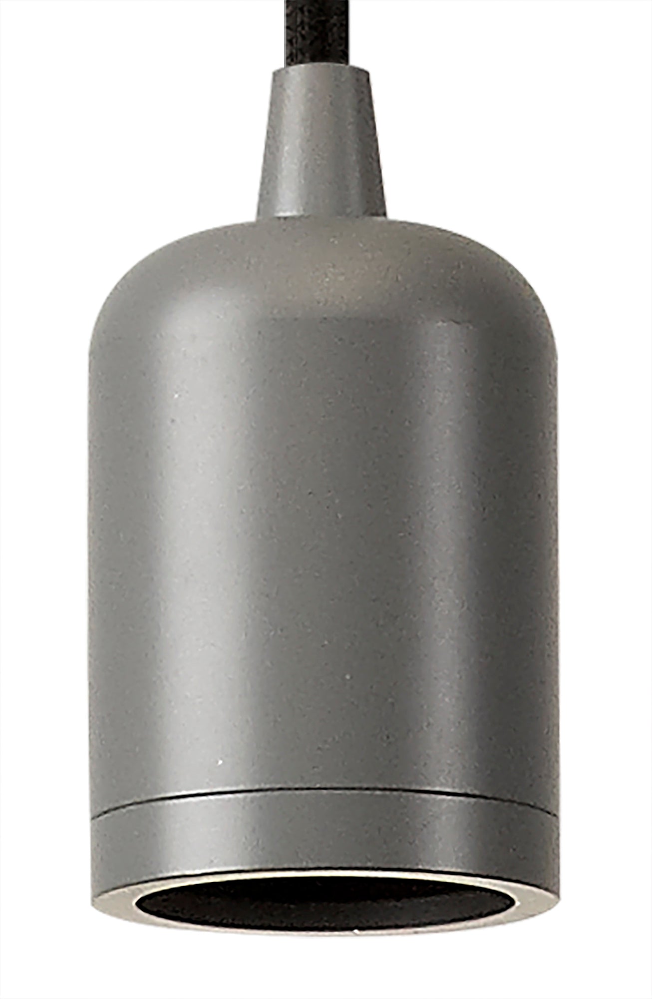 Arpeta 1m Suspension Kit 1 Light Slate Grey/Black Braided Cable, E27 Max 60W, c/w Ceiling Bracket