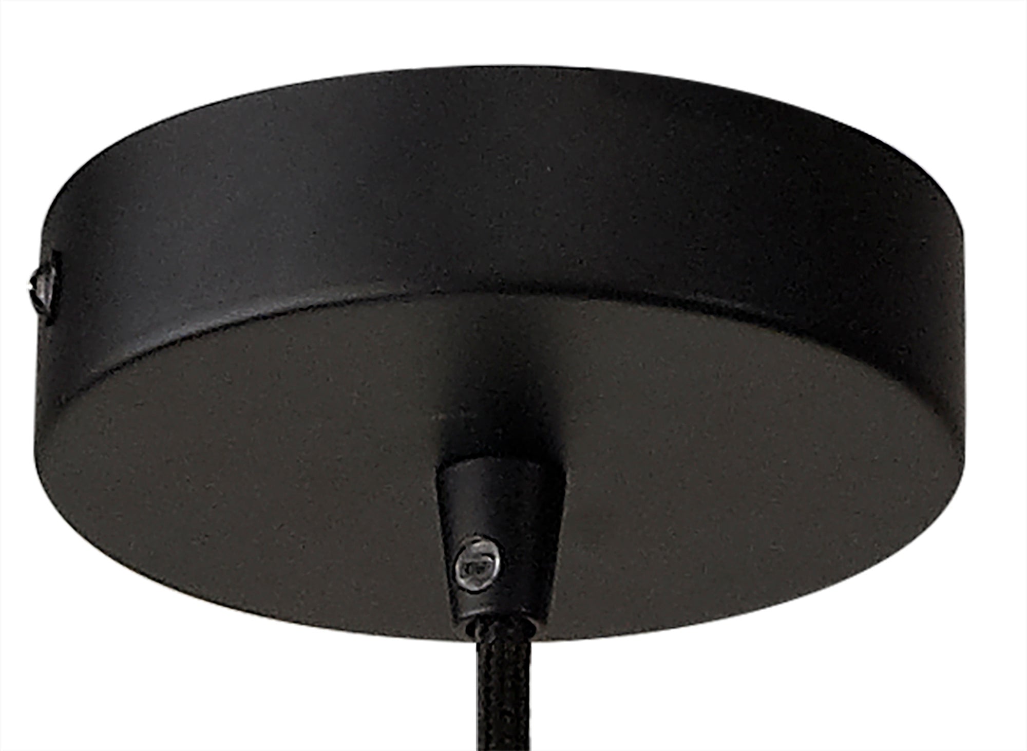Arpeta 1m Suspension Kit 1 Light Black/Black Braided Cable, E27 Max 60W, c/w Ceiling Bracket