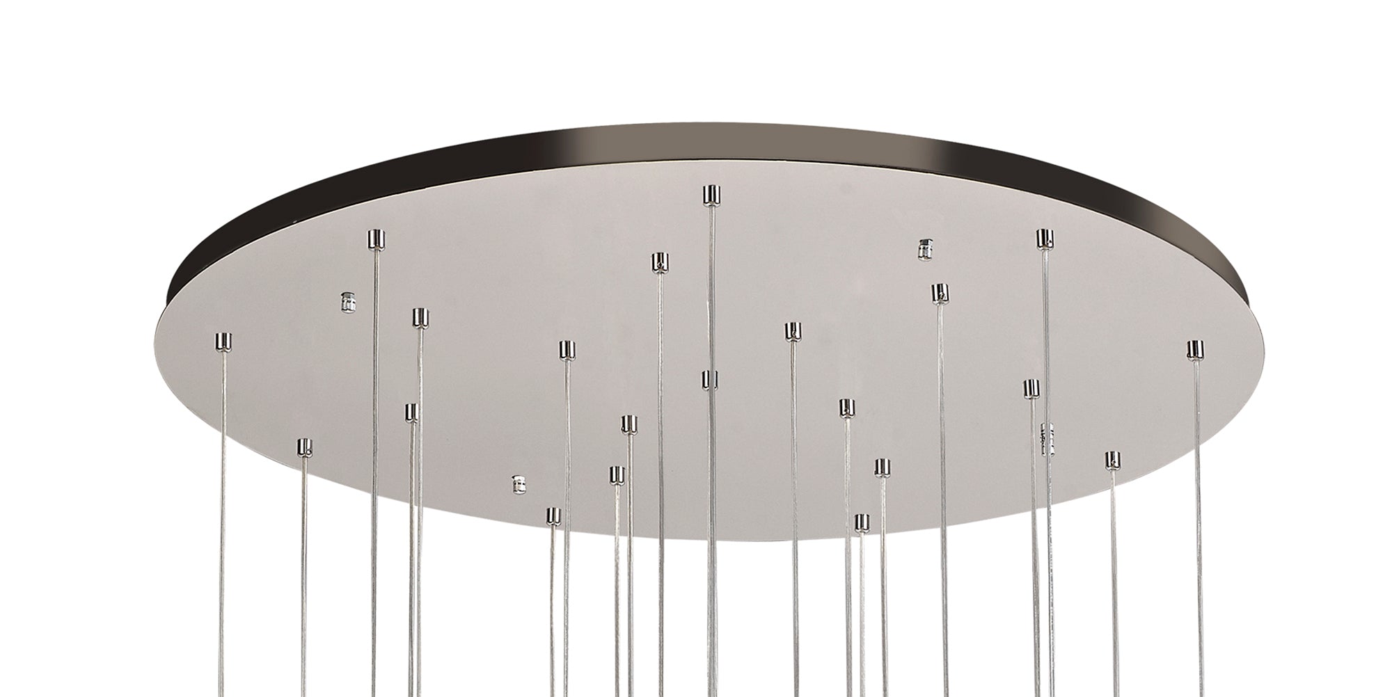 Asquith Pendant 5m, 21 x 4.5W LED, 3000K, 3360lm, Polished Chrome, 3yrs Warranty Item Weight: 25.8kg