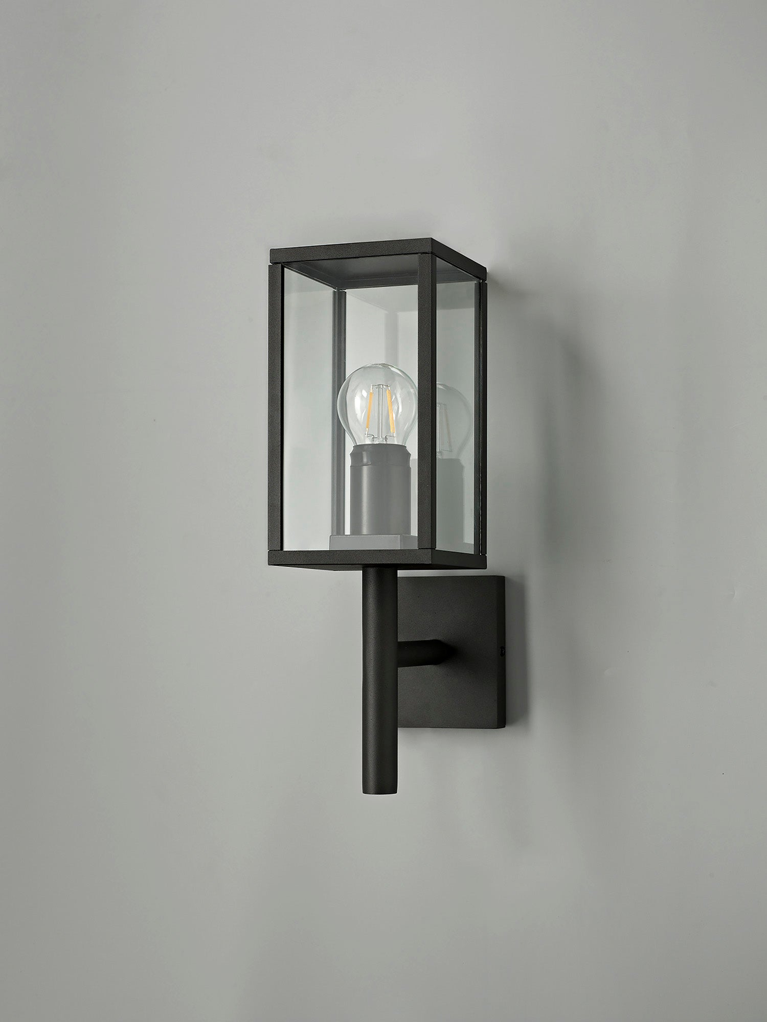 Atam Upward Wall Lamp, 1 x E27, IP54, Graphite Black, 2yrs Warranty