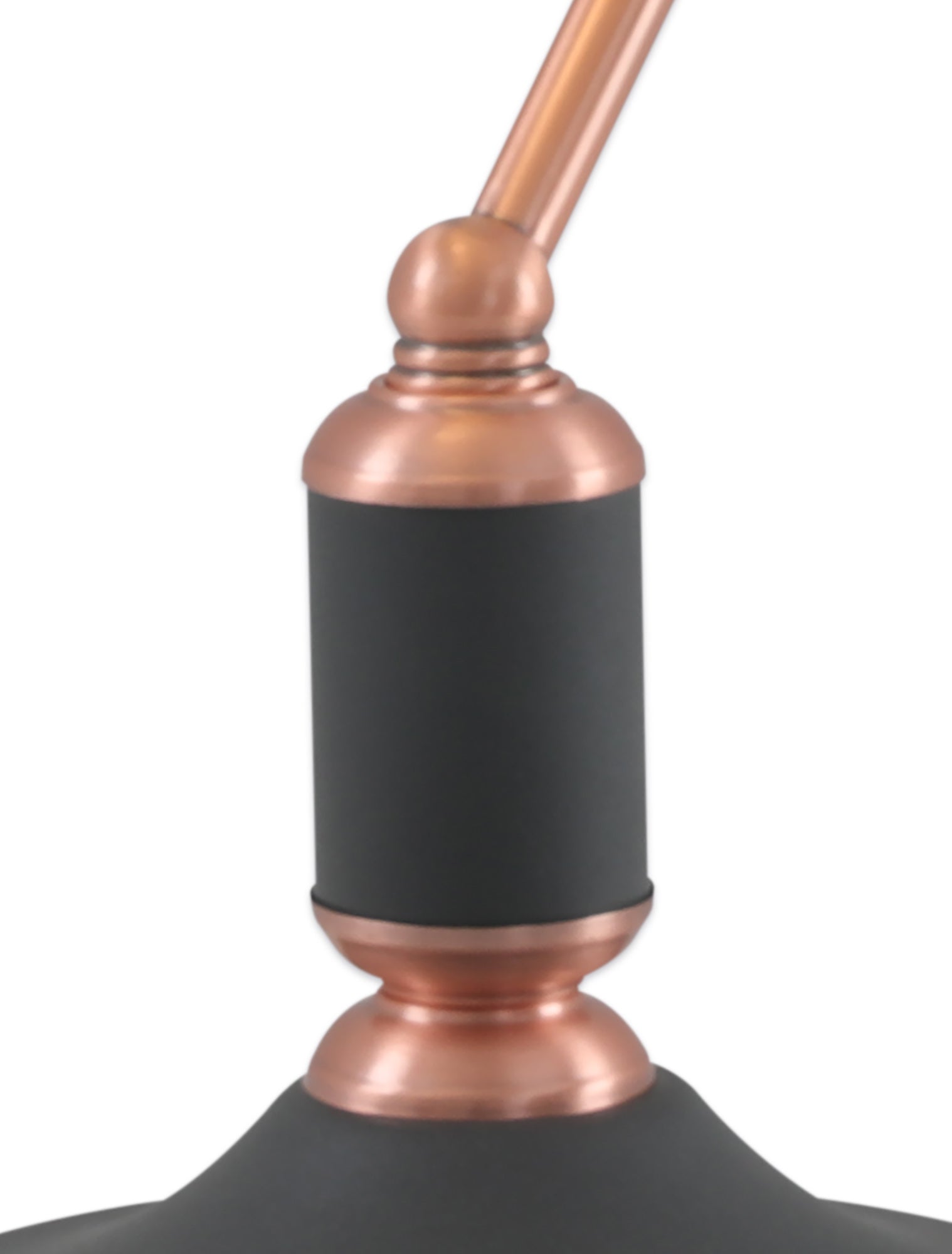 Banker Table Lamp 1 Light With Toggle Switch, Graphite/Copper