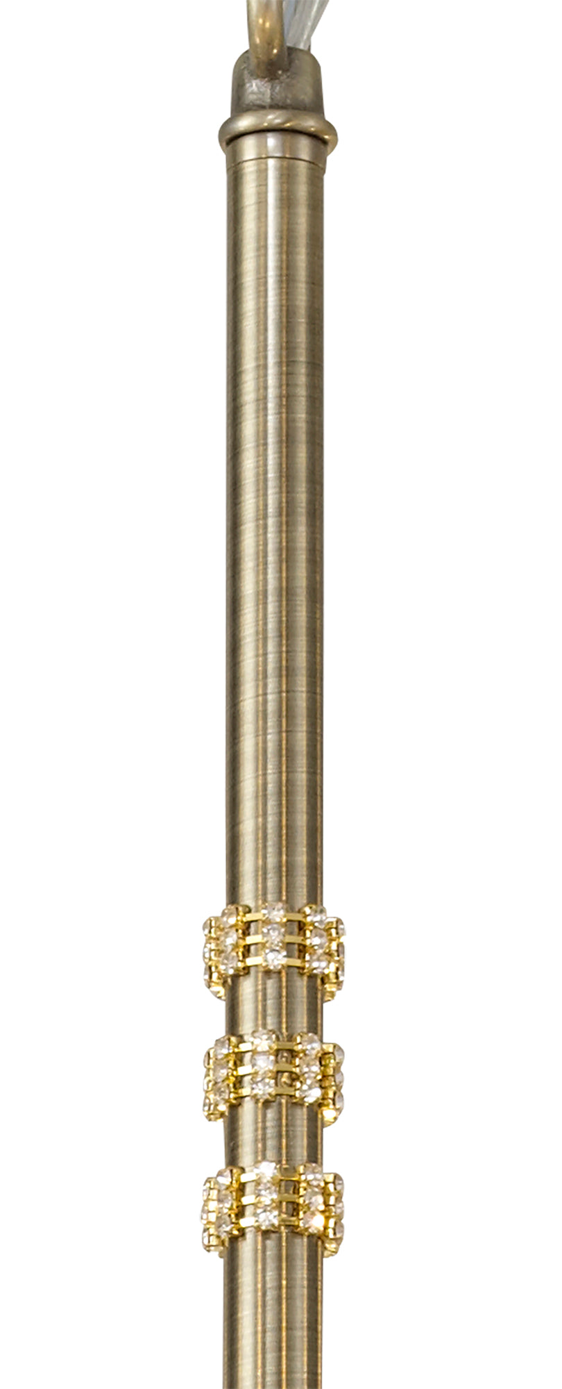 Darlington Pendant/Semi Ceiling, 7 x E14, Antique Brass